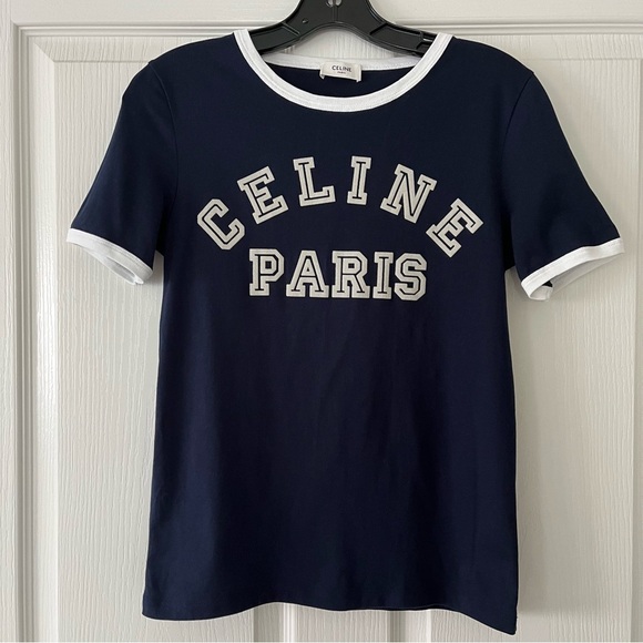 CELINE PARIS Tシャツ xs T-shirt Celine Black size XS International in Cotton - 31507449